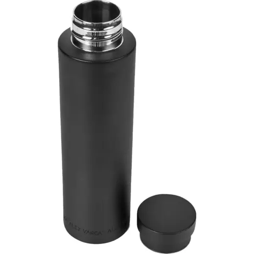Alex Varga Shackleton Stainless Steel Vacuum Water Bottle Open